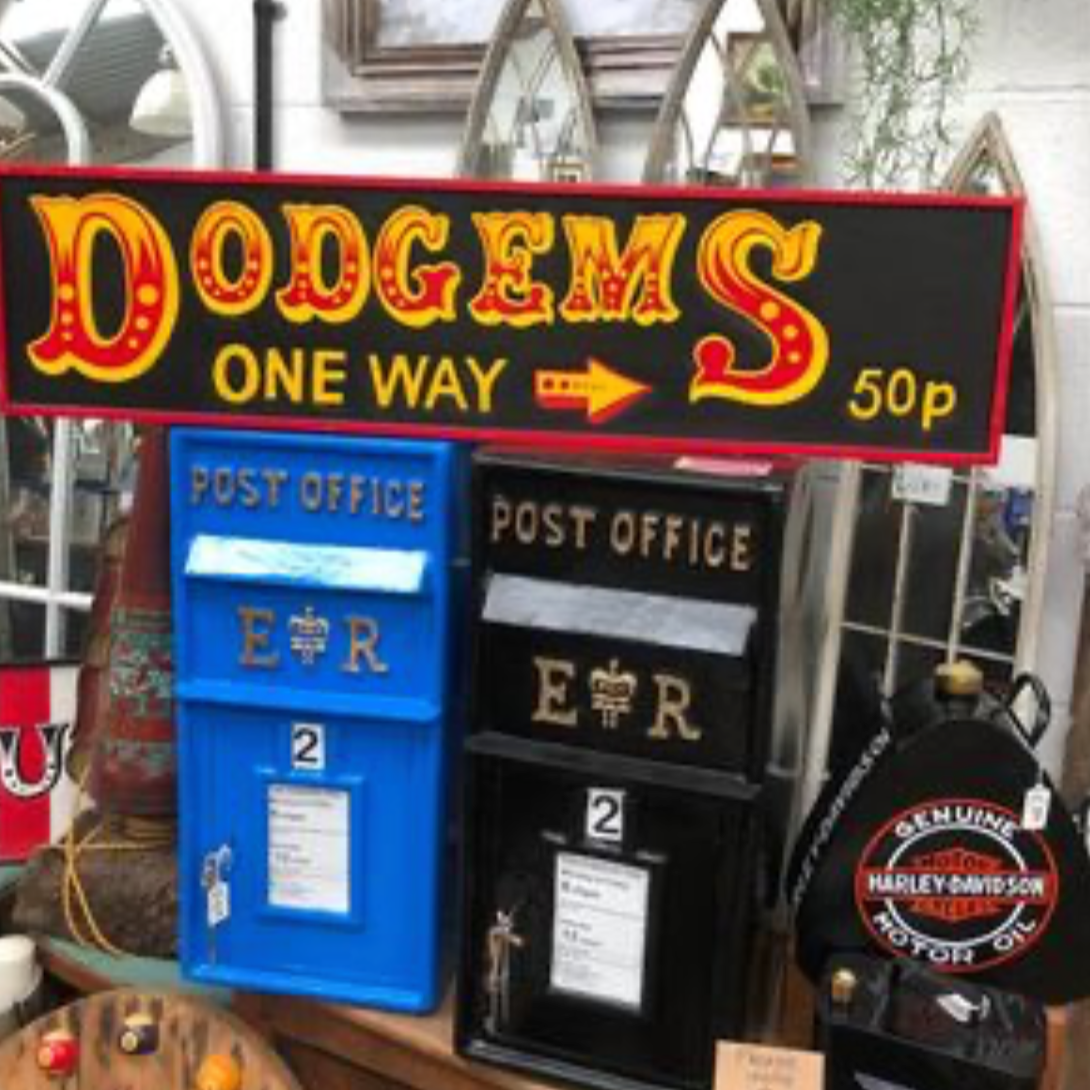Funky "Dodgems" Sign - Vibrant MDF Wall Art | Sign of the times Stoke